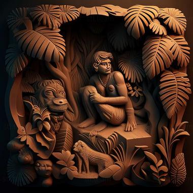 3D model The Jungle Book game (STL)